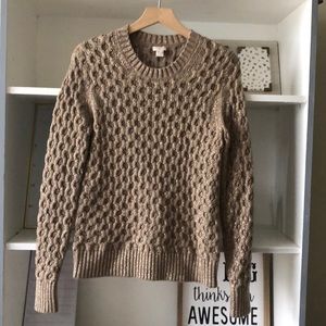 JCrew Metallic Sweater.  Size Small.